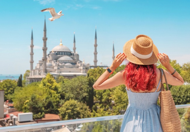 Reisen Sie um die Welt